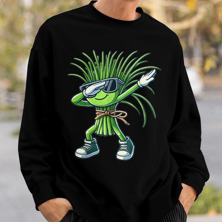 Dabbing Schnittlauch Lustiges Kräuter Schnittlauch Sweatshirt Geschenke für Ihn