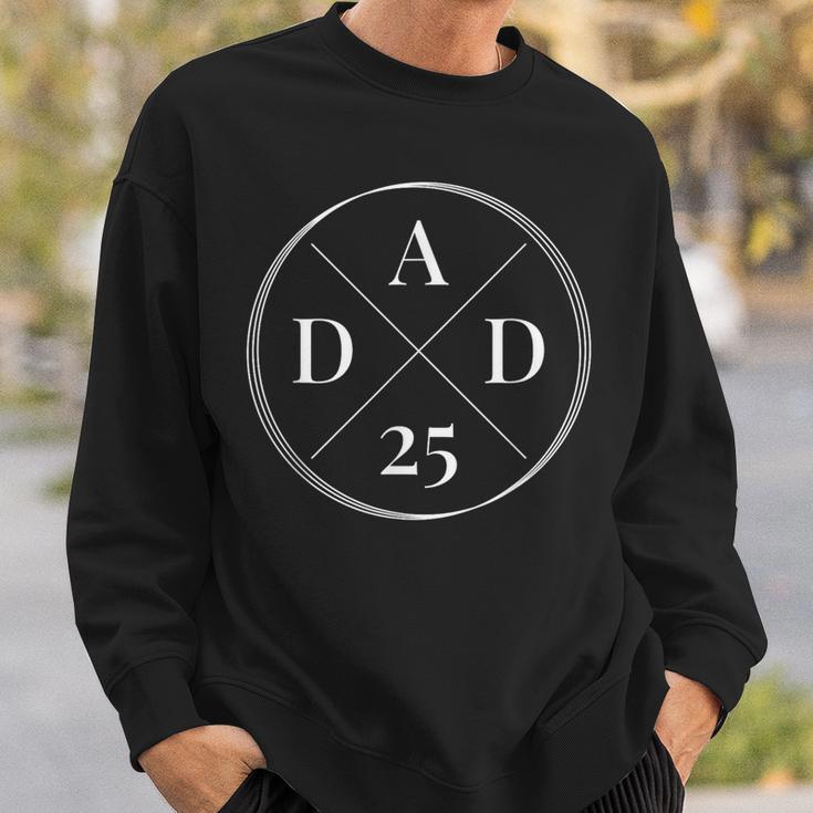 Dad 25 Werdenderater 2025 Papa Est 2025 Papa 2025 Sweatshirt Geschenke für Ihn