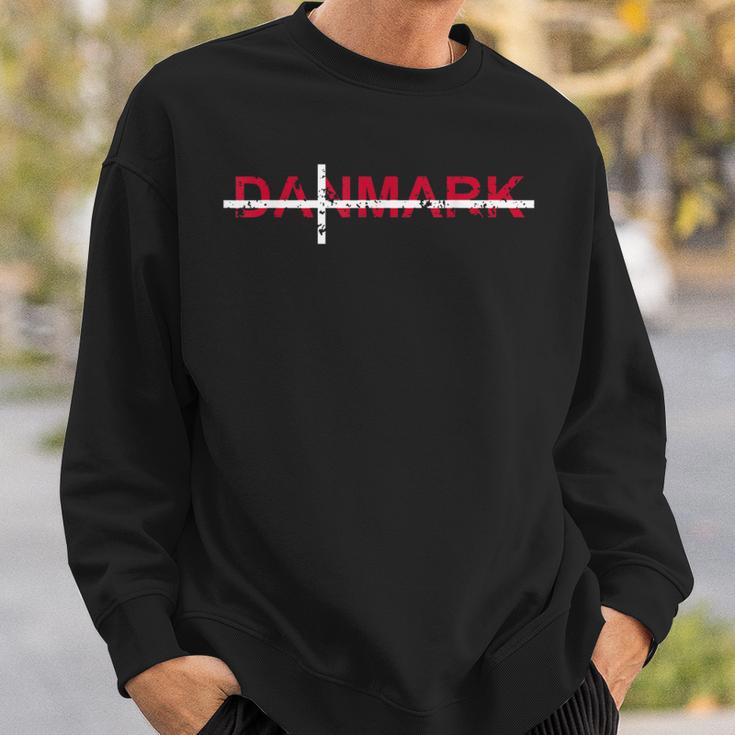 Danmark Danmark Danish Flag Denmark Travel Holiday Scandinavia Sweatshirt Geschenke für Ihn