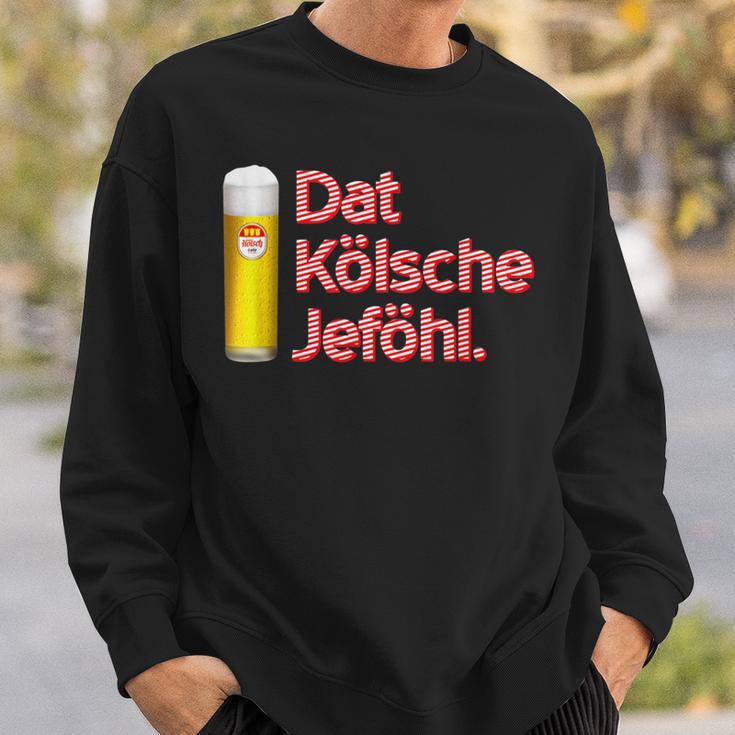 With Dat Kölsche Jeföhl Kölsch Lifestyle Sweatshirt Geschenke für Ihn