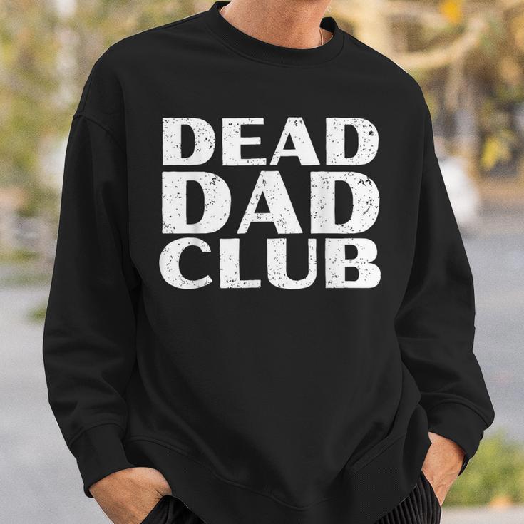 Dead Dad Club Retrointage Lustiger Spruch Zitat Sweatshirt Geschenke für Ihn