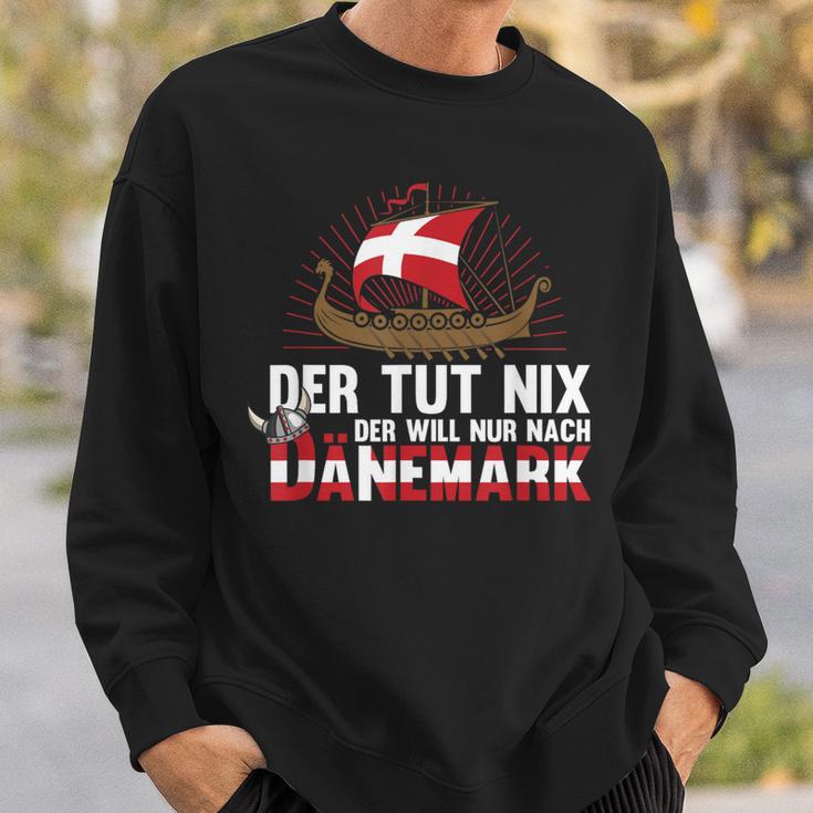 Denmark Flag Holiday Scandinaviaiking Sweatshirt Geschenke für Ihn