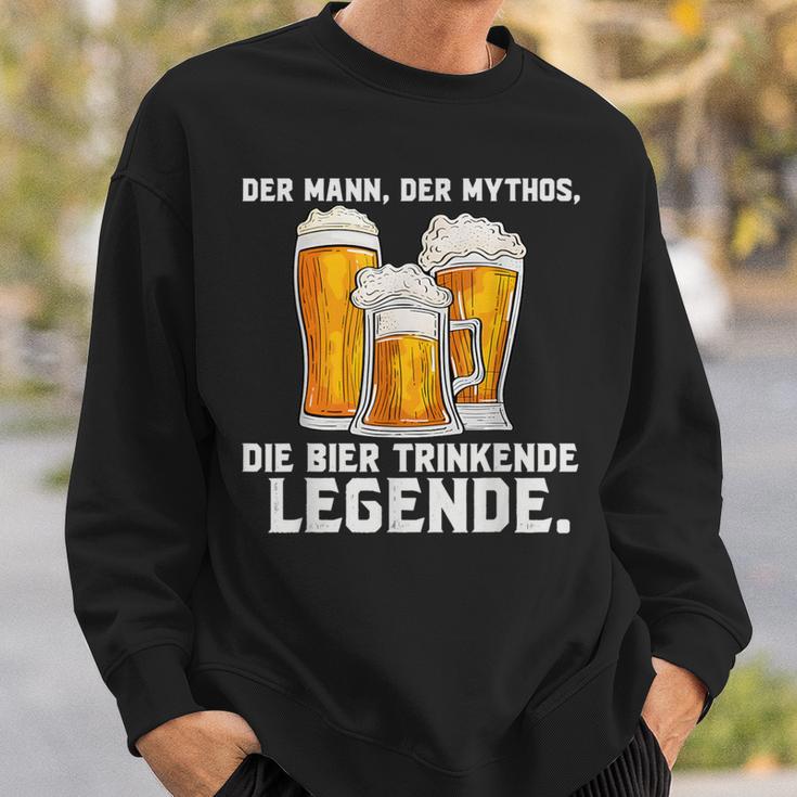 Der Mann Der Mythos Die Bier Trinkende Legende Sweatshirt Geschenke für Ihn