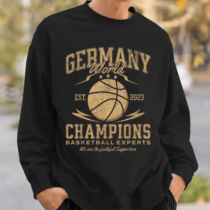 Deutschland Basketball Weltmeister 2023 Basketball Team Sweatshirt Geschenke für Ihn