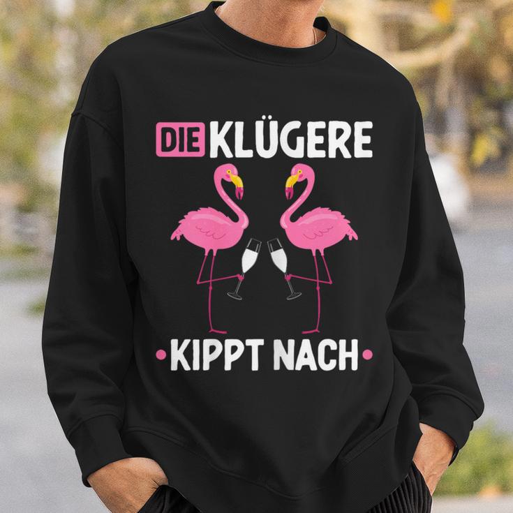 Die Klügere Kippt Nach Malle Mädels Saufen Jga Prosecco Sekt Sweatshirt Geschenke für Ihn