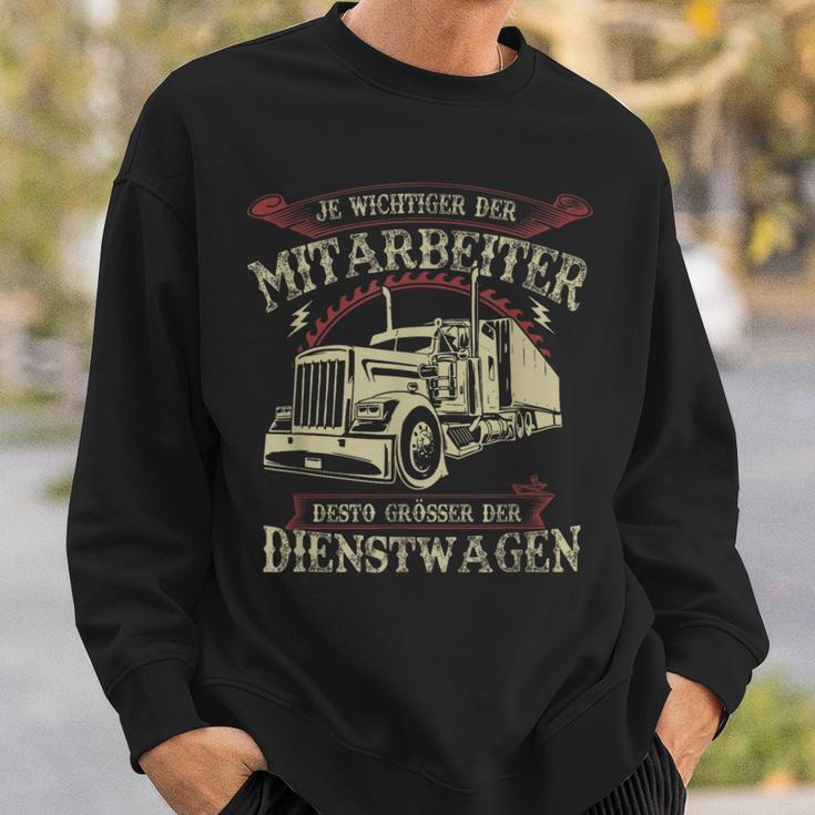 Die Wichtiger Der Mitarbeiter Die Große Der Dienwagen Sweatshirt Geschenke für Ihn