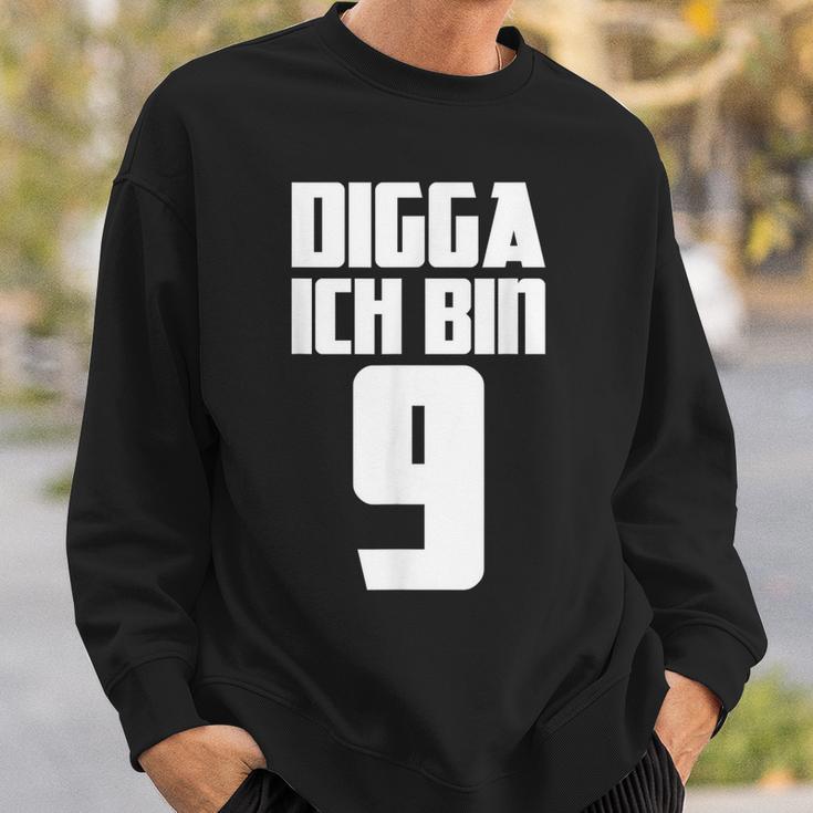 Digga Ich Bin 9 Jahre Geburtstag Sweatshirt Geschenke für Ihn