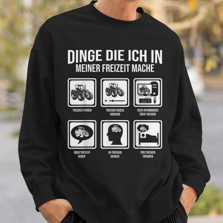 Dinge Die Ich In Meiner Freizeit Mache Tractor Sweatshirt Geschenke für Ihn