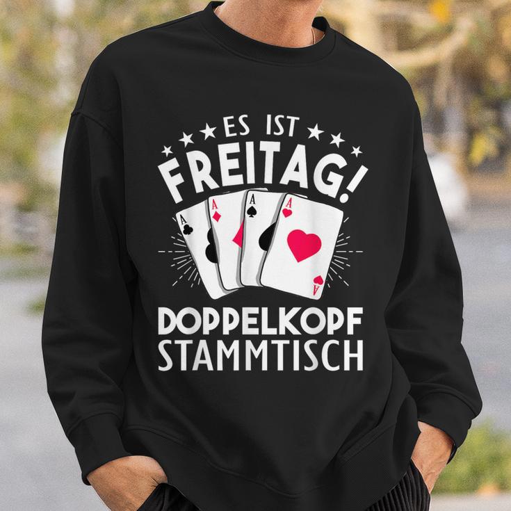 Doppelkopf Stammtisch Doppelkopf Sweatshirt Geschenke für Ihn