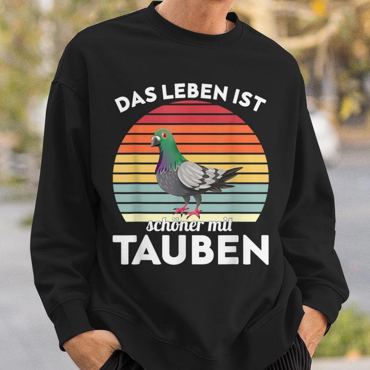 With Dove Das Leben Ist Schönmit Tauben Sweatshirt Geschenke für Ihn