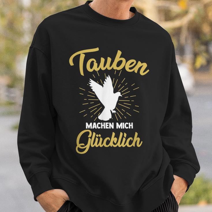 Doves Make Mich Glücklich Pigeonbreeder Sweatshirt Geschenke für Ihn