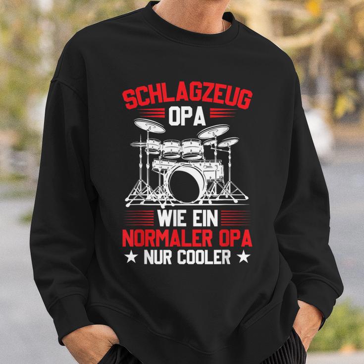 Drum Kit Grandpa Drummer Rock Music Sweatshirt Geschenke für Ihn