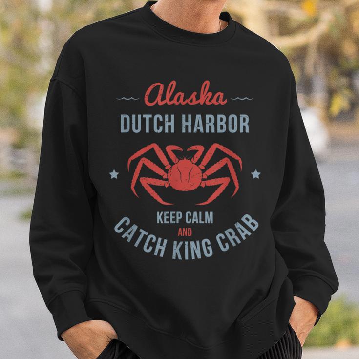 Dutch Harbor Alaska King Crab Sweatshirt Geschenke für Ihn