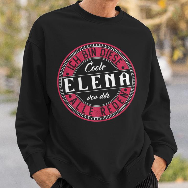 Elena Ich Bin Diese Coole Elena Sweatshirt Geschenke für Ihn