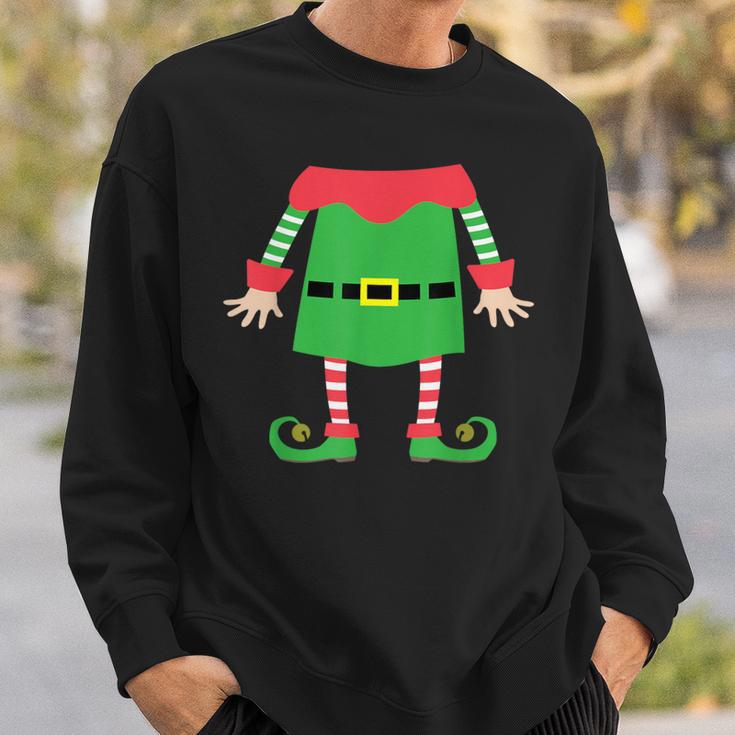 Elf Kostüm Wichtel Weihnachtself Lustige Weihnachten Sweatshirt Geschenke für Ihn