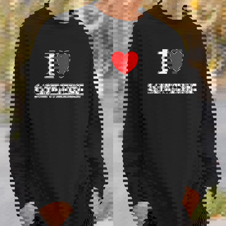 Me Encanta El Capitalismo Camisa de entrenamiento Regalos para él