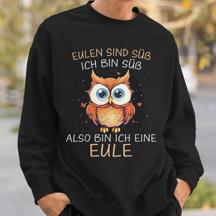 Eule Eulen Sind Süß Ich Bin Süß Also Bin Ich Eine Eule Sweatshirt Geschenke für Ihn