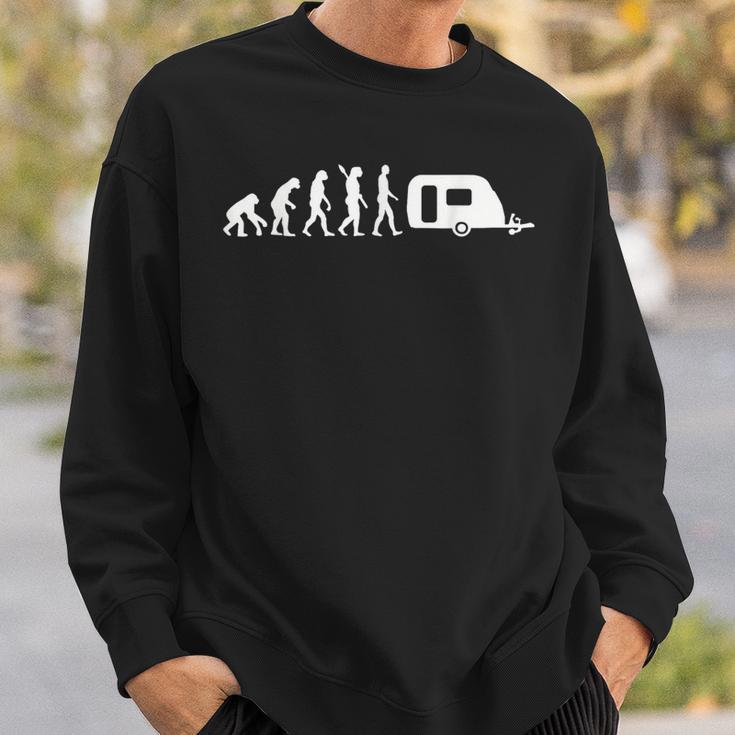 Evolution Caravan Camping S Sweatshirt Geschenke für Ihn