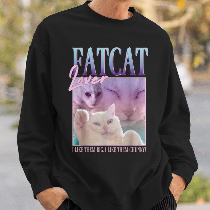 Fat Cat Kitten Thick Pet Cat Owner Sweatshirt Geschenke für Ihn