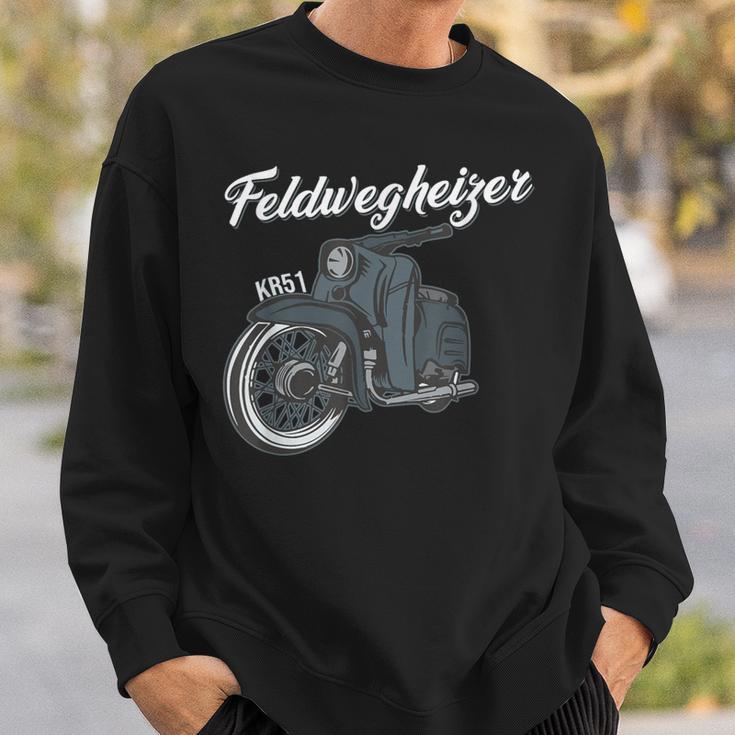 Feldweg Heater Schwalbe Kr51 Simson Moped Ddr S Sweatshirt Geschenke für Ihn