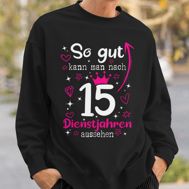 Firmenjubiläum 15 Jähriges Dienstjubiläum 15 Years Anniversary Sweatshirt Geschenke für Ihn