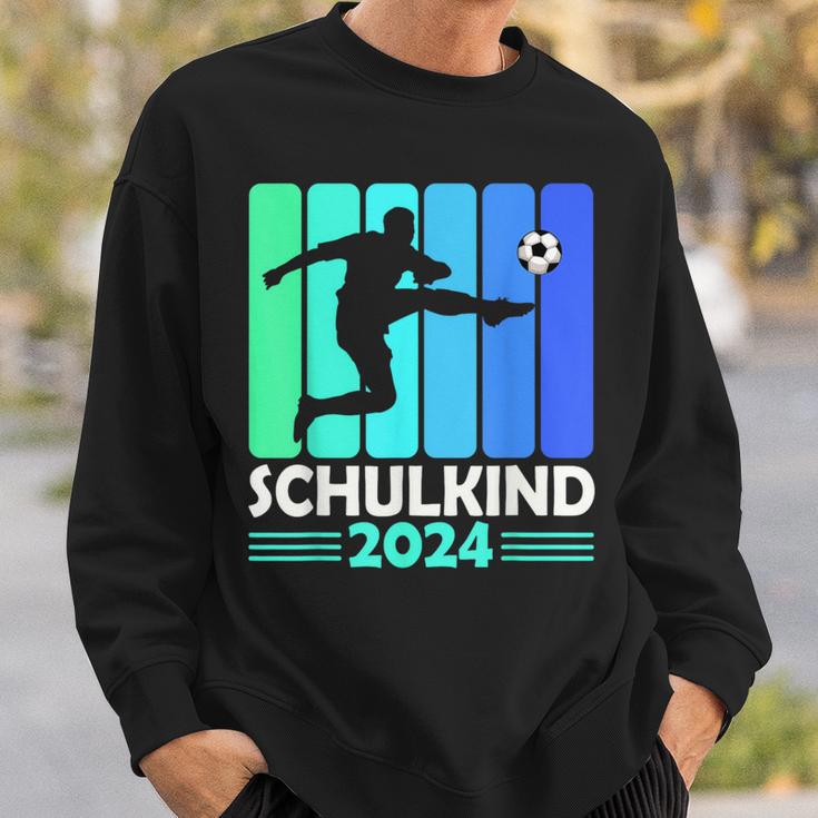 First Day Of School Schulkind 2024 Schulanfang Junge Fussball Sweatshirt Geschenke für Ihn