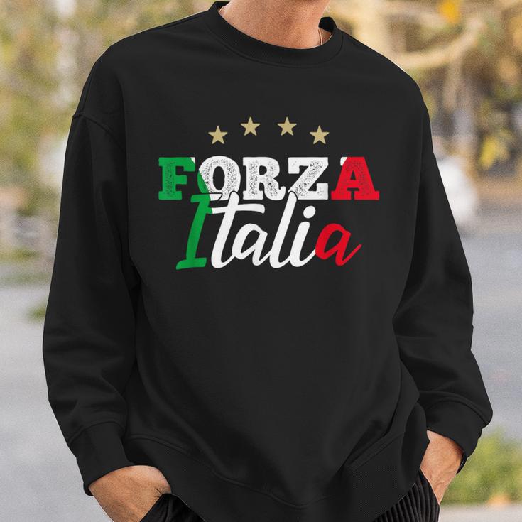 Forza Italia For Italian Football Fans Sweatshirt Geschenke für Ihn