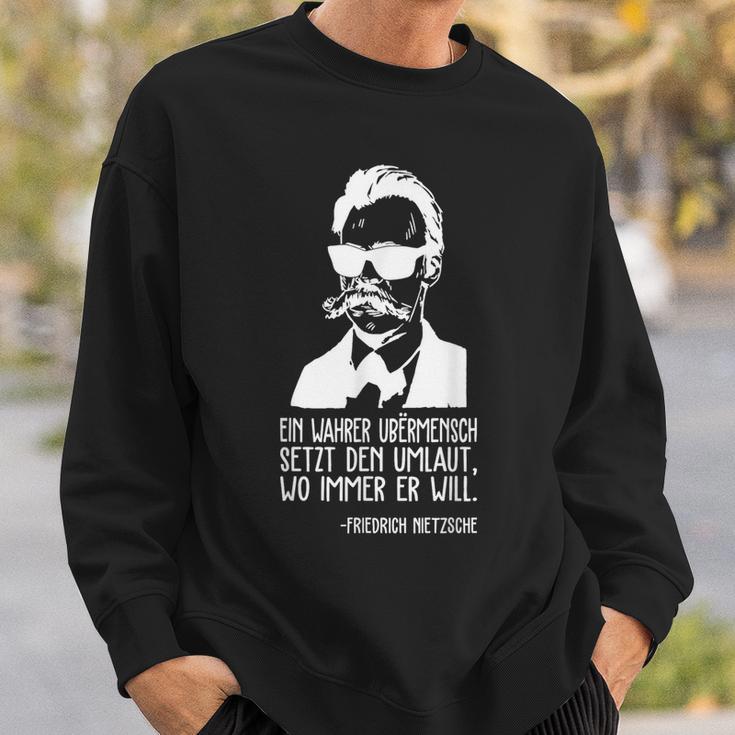 Friedrich Nietzsche Philosophie Deutscher Philosopher Sweatshirt Geschenke für Ihn