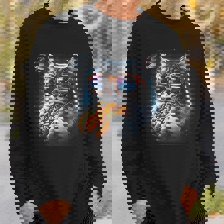 Galaxy cat sweatshirt hotsell