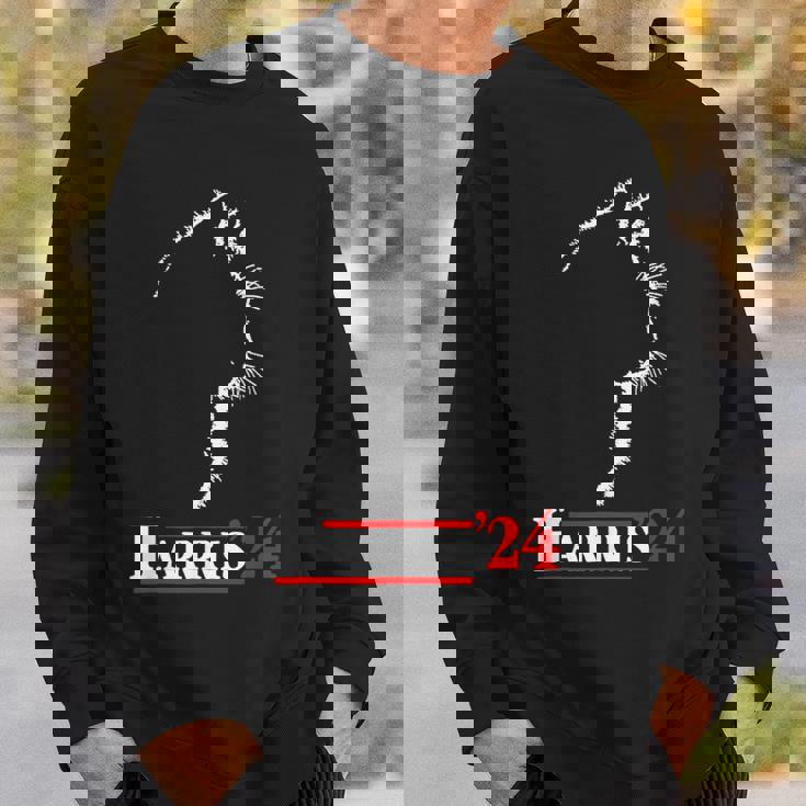 Cat Harris 24 Vote Kamala Harris For President Sweatshirt Gifts for Him