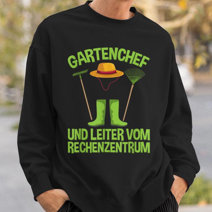 Gartenchef Und Leiterom Rechenzentrum Hobbygärtner Garten Sweatshirt Geschenke für Ihn