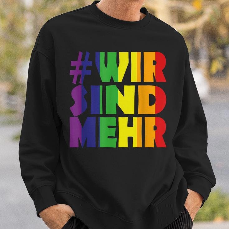 Gegen Rassismus Und Gegen Rechts Wir Sind Mehr Sweatshirt Geschenke für Ihn