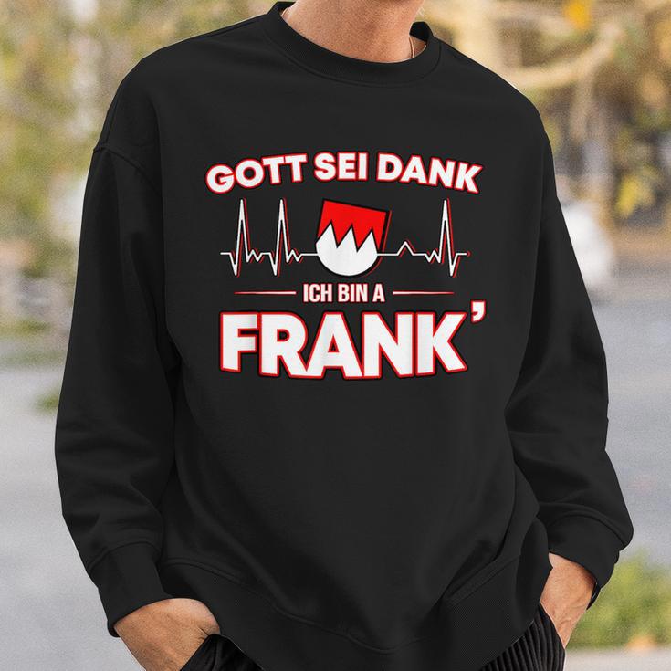 Gott Sei Danke Ich Bin A Frank Für Stolze Franken Sweatshirt Geschenke für Ihn