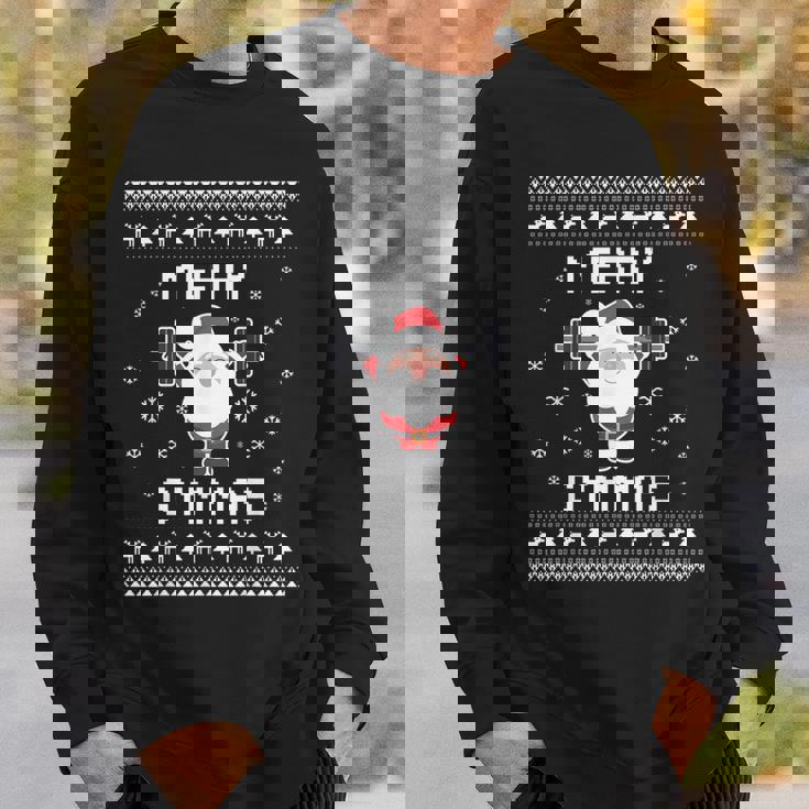 Gym Lover Ugly Christmas Sweater For Holidays Sweatshirt Gifts for Him