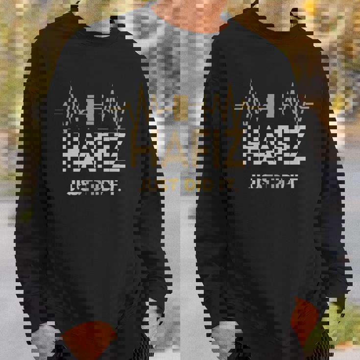 Hafiz Just Did I Personalized Last Name Sweatshirt Gifts for Him
