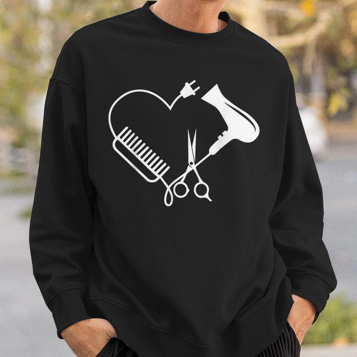 Hairdresser Salon Barber Hairstylist Hairdresser Sweatshirt Geschenke für Ihn