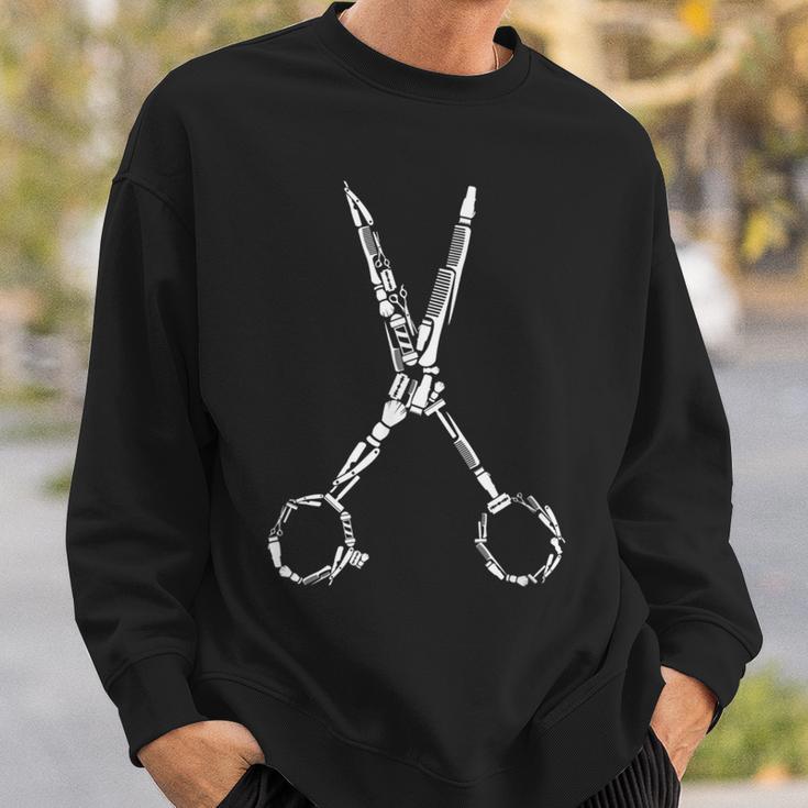 Hairdresser Salon Barber Hairstylist Hairdresser Sweatshirt Geschenke für Ihn