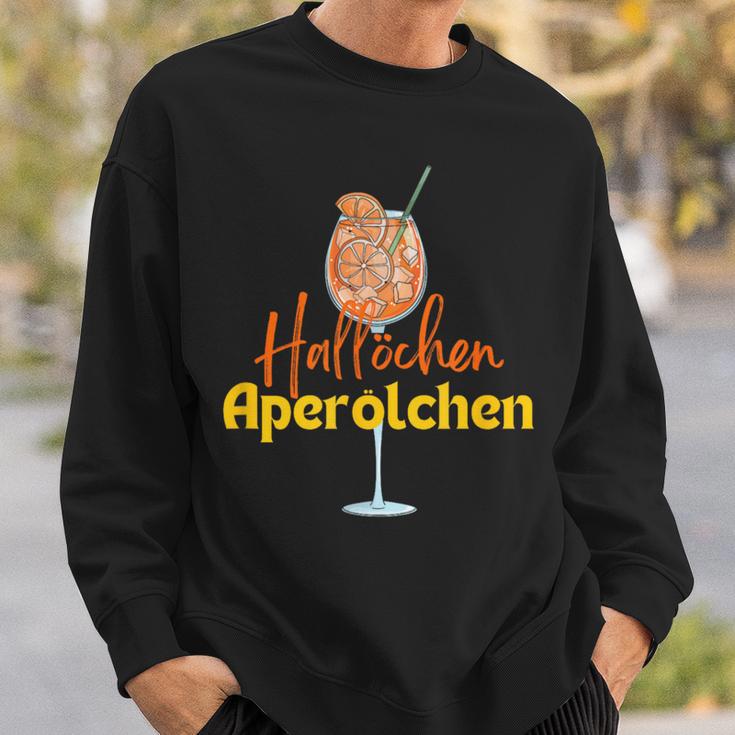 Hallöchen Aperölchen Spritz Party Fancy Dress Sweatshirt Geschenke für Ihn