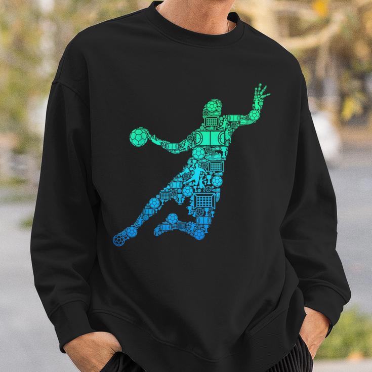 Handball Handballer Handball Player Children Boys Men Sweatshirt Geschenke für Ihn