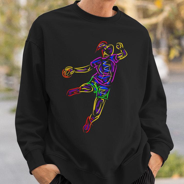 Handballer Handball Athletes Handball Sweatshirt Geschenke für Ihn