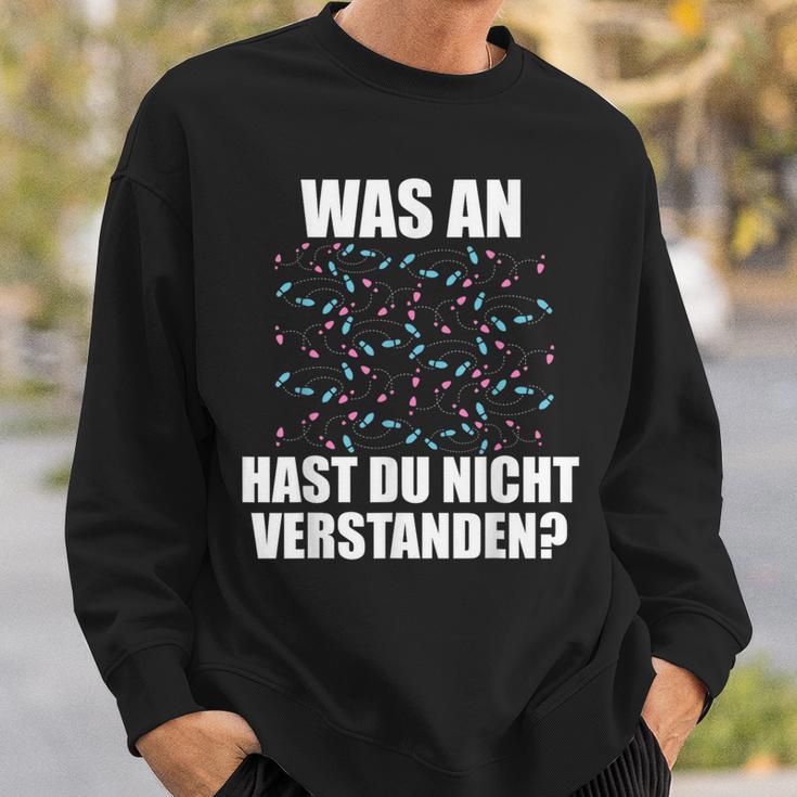 Was Hast Du Nichterstanden Dancing Dancer Dance Steps Sweatshirt Geschenke für Ihn