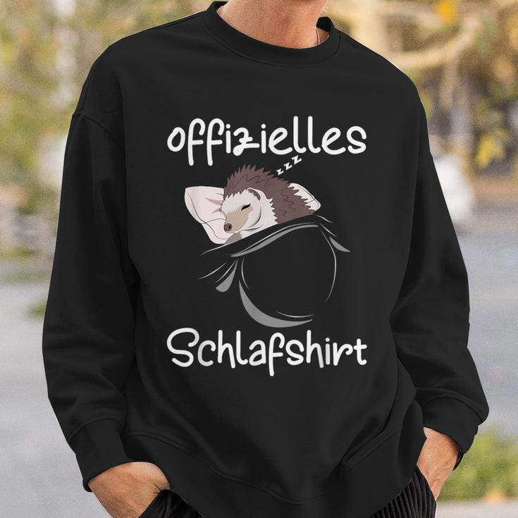 Hedgehog Sleep Pyjamas Top Sleep Sweatshirt Geschenke für Ihn