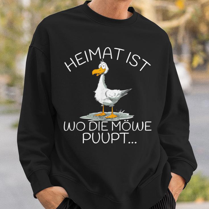 Heimat Ist Wo Die Möwe Puupt Sweatshirt Geschenke für Ihn