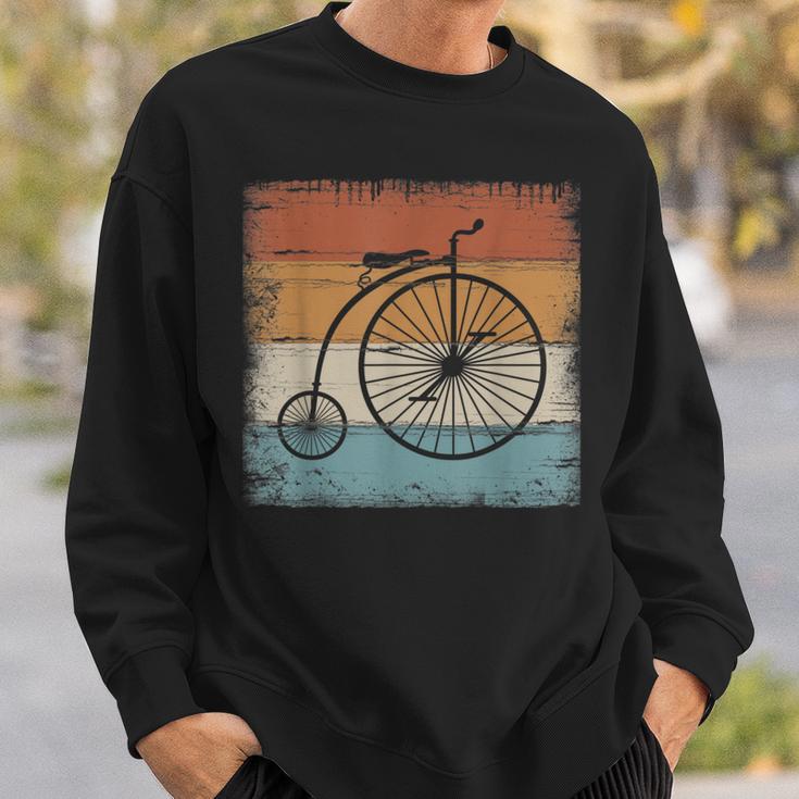 High Wheel Retrointage Bike Cyclist Sweatshirt Geschenke für Ihn