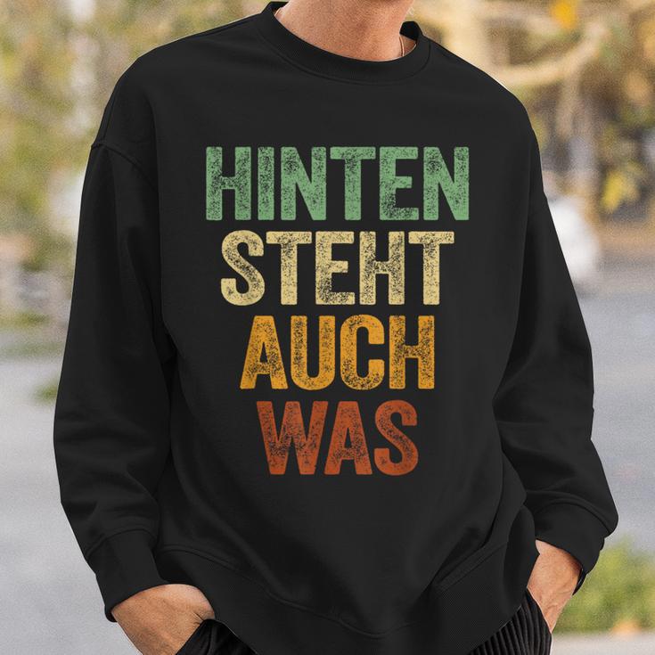 Hinten Steht Auch Was Saying Hinten Steht Auch Wat Sweatshirt Geschenke für Ihn