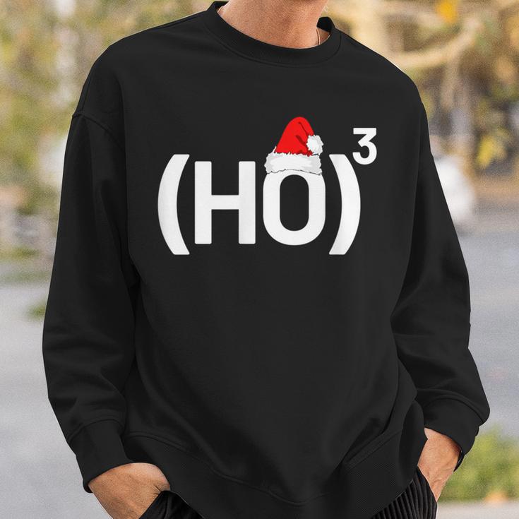 Ho3 Maths Physics Nerd Informatik Ho Hoch 3 Christmas Sweatshirt Geschenke für Ihn