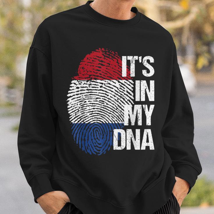 Holland Oranje Team Homeland Heart Roots Fingerprint Dna S Sweatshirt Geschenke für Ihn