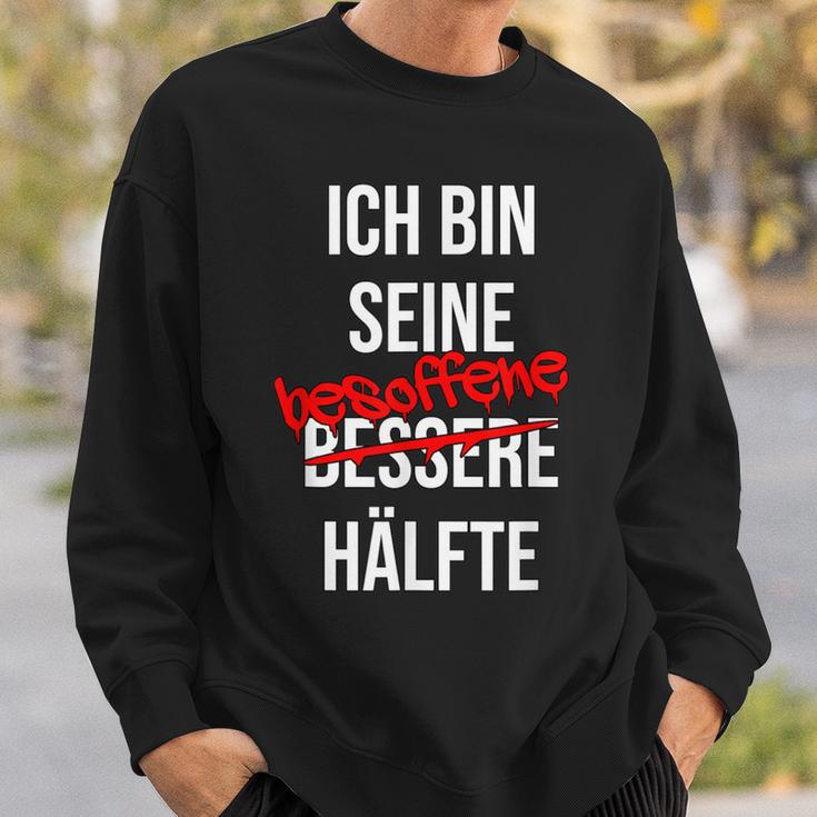 Ich Bin His Besoffen Half Sweatshirt Geschenke für Ihn