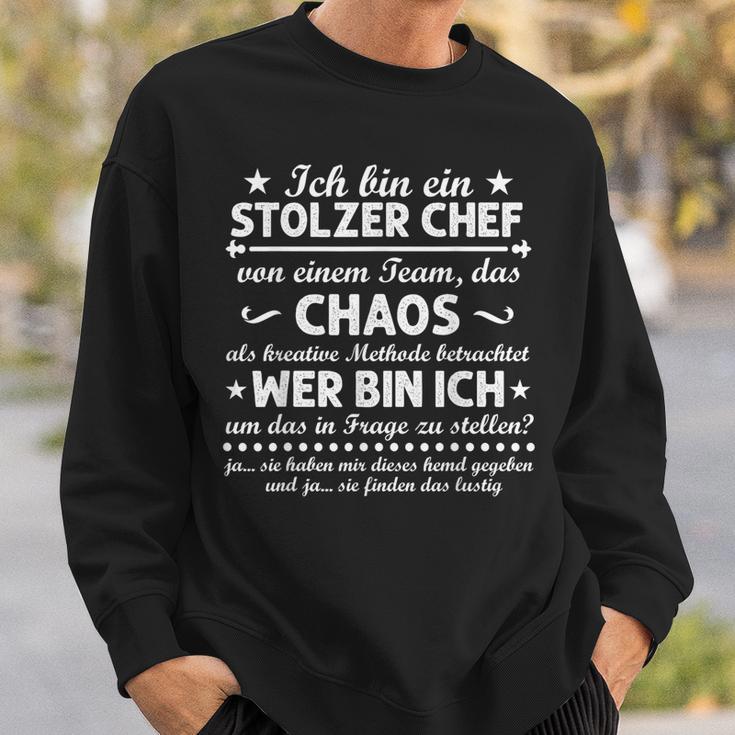 Ich Bin Ein Stolzer Chef Sweatshirt Geschenke für Ihn