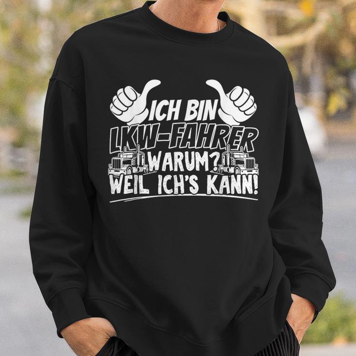 Ich Bin Ein Stolzer Lkw Driver Trucker Professional Driver Sweatshirt Geschenke für Ihn